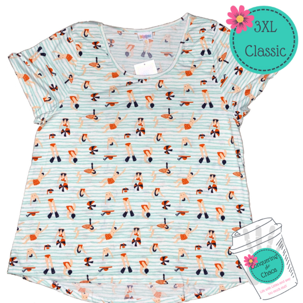LuLaRoe Classic Tee, 3XL, NWT